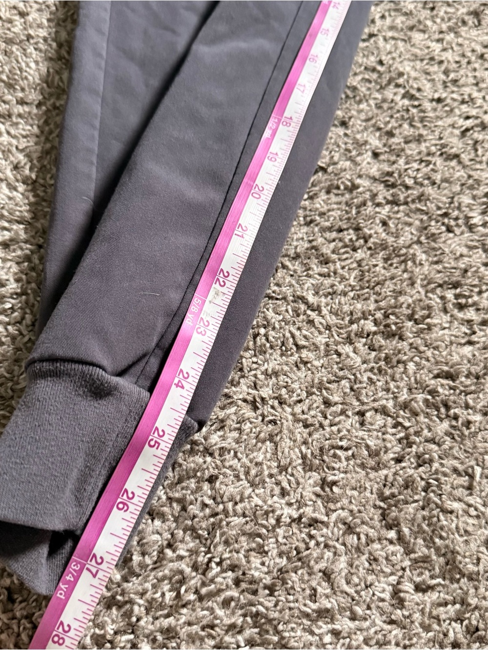 FIGS Slim Jogger Scrub Pants Charcoal Gray Women’s Medium Petite - Picture 3 of 4